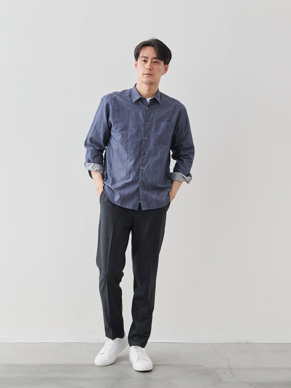 モデル 181cm 71kg サイズ L