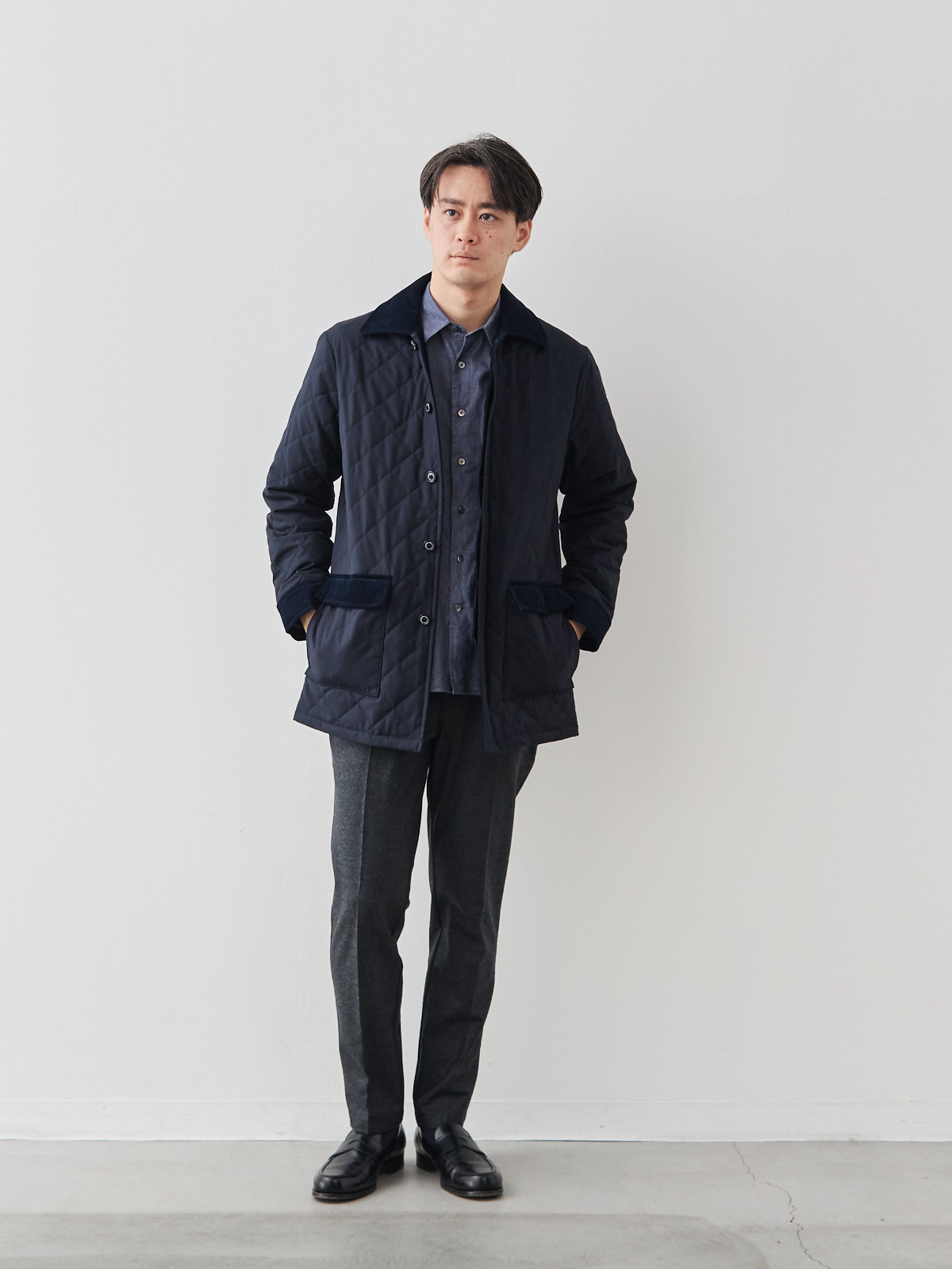 モデル 181cm 71kg サイズ L