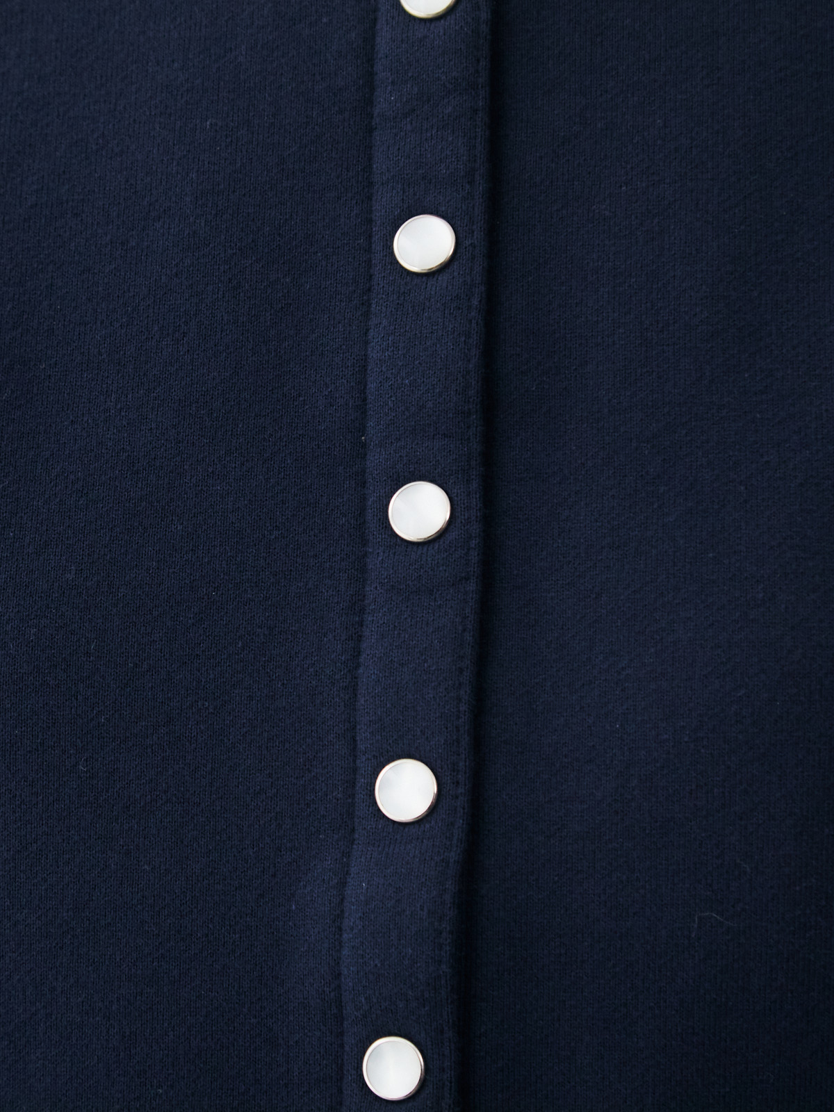 シンプルシック・フレンチテリーカーディガン/ダークネイビー