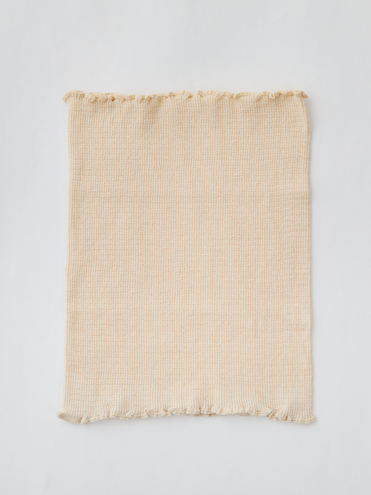 シルク&オーガニックコットン腹巻/きなり