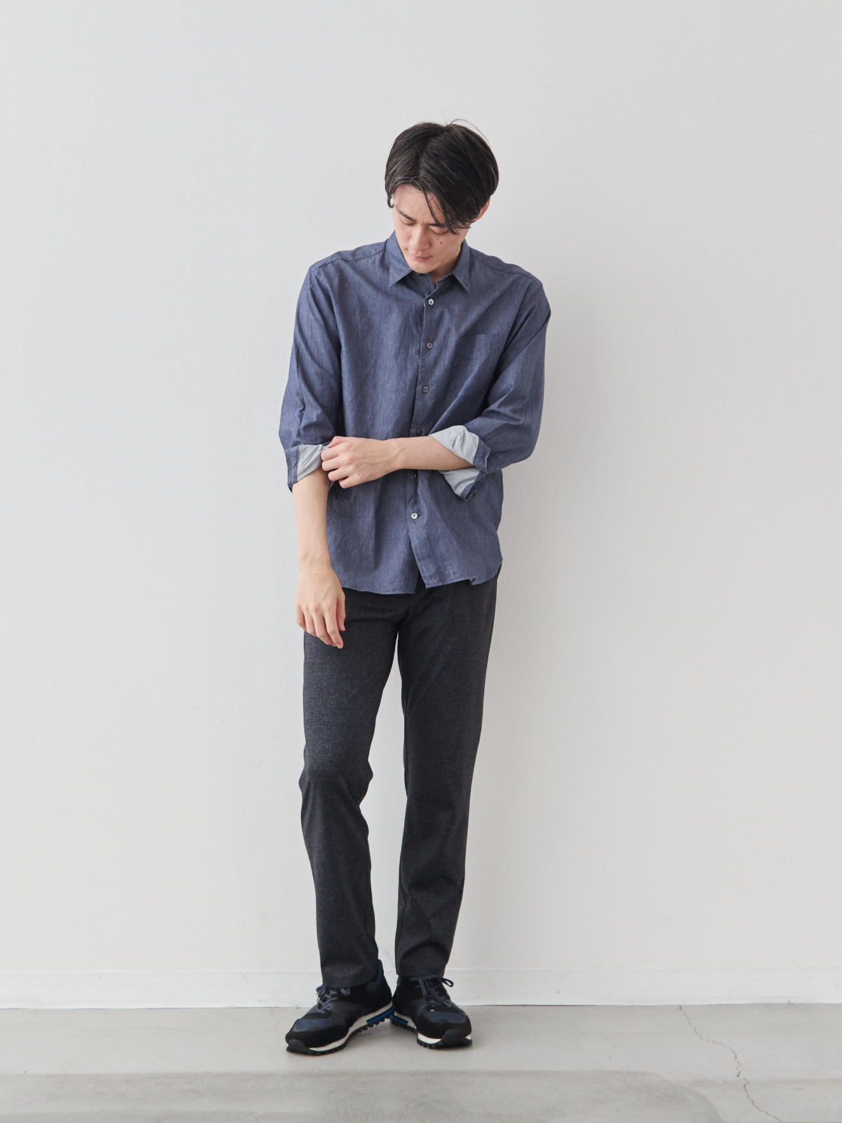 モデル 181cm 71kg サイズ L