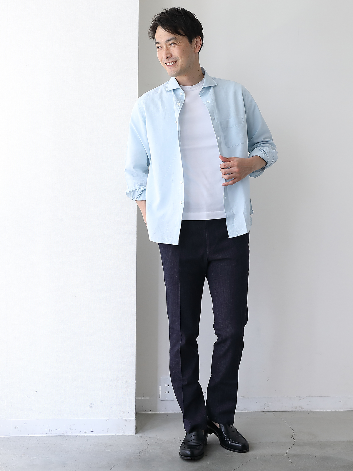 モデル 184cm 体重73kg サイズ LL