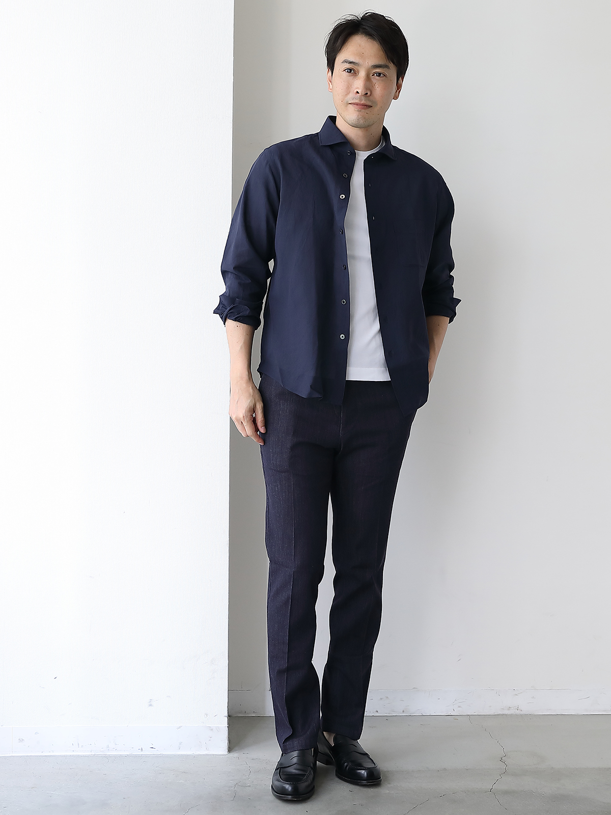 モデル 184cm 体重73kg サイズ LL