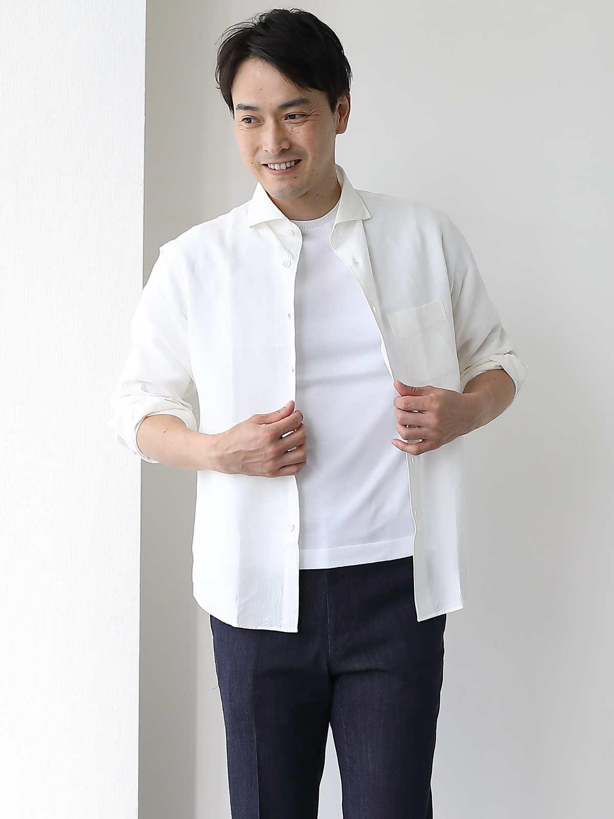 モデル 184cm 体重73kg サイズ LL