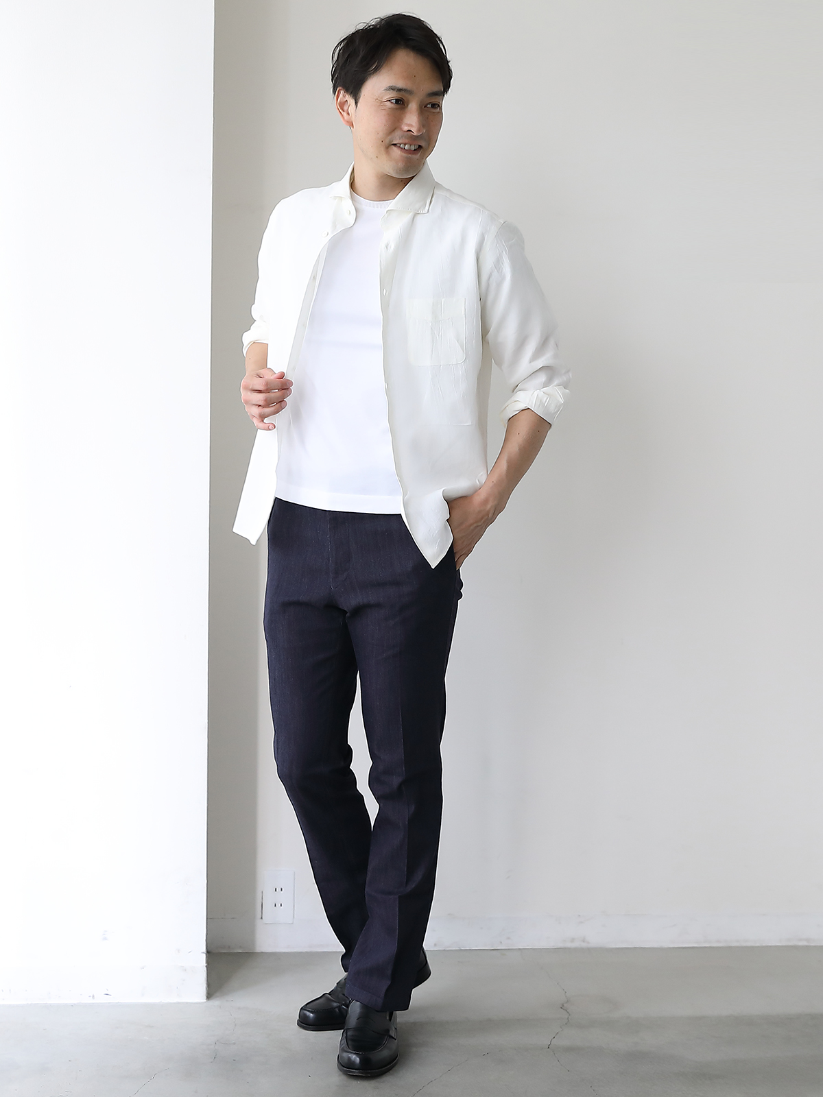 モデル 184cm 体重73kg サイズ LL