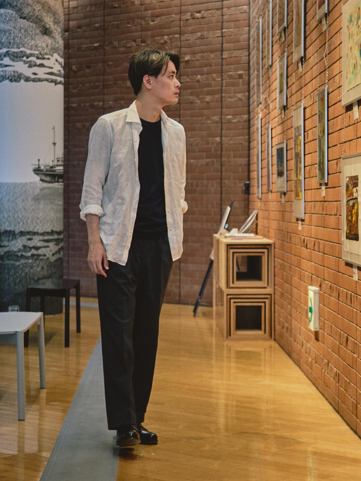 モデル 181cm 71kg サイズ L