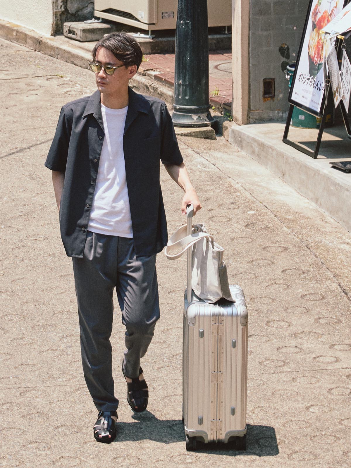 モデル 181cm 71kg サイズ L