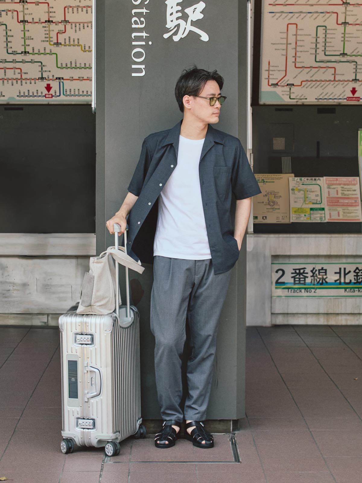 モデル 181cm 71kg サイズ L
