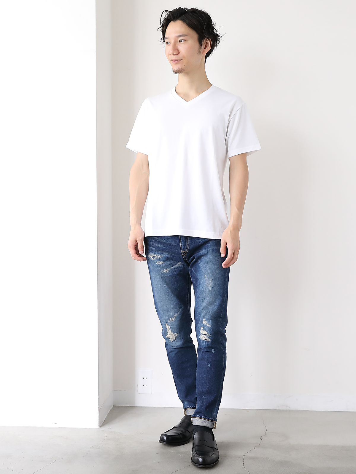 モデル 175cm 体重62kg サイズ M