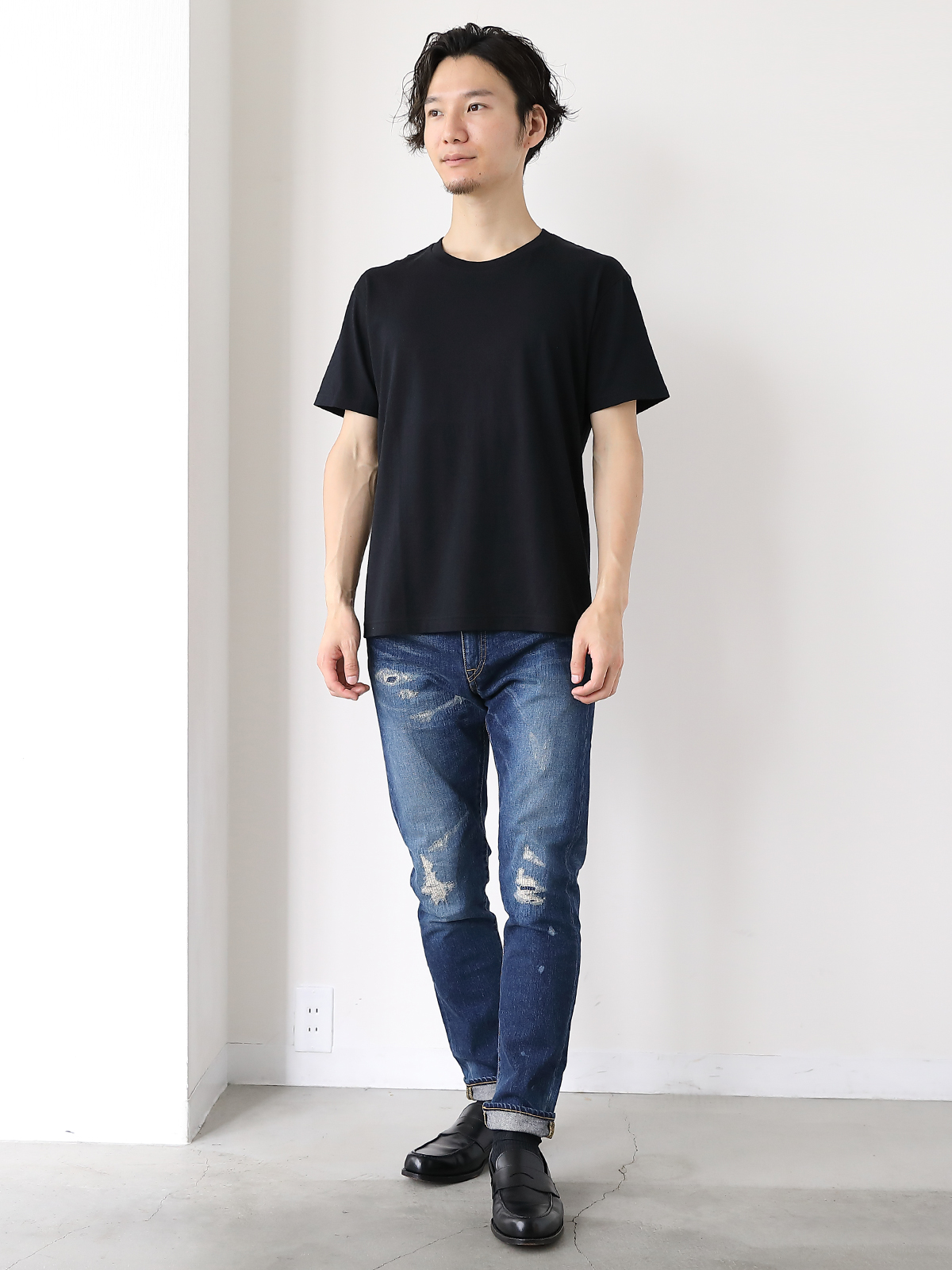モデル 175cm 体重62kg サイズ M