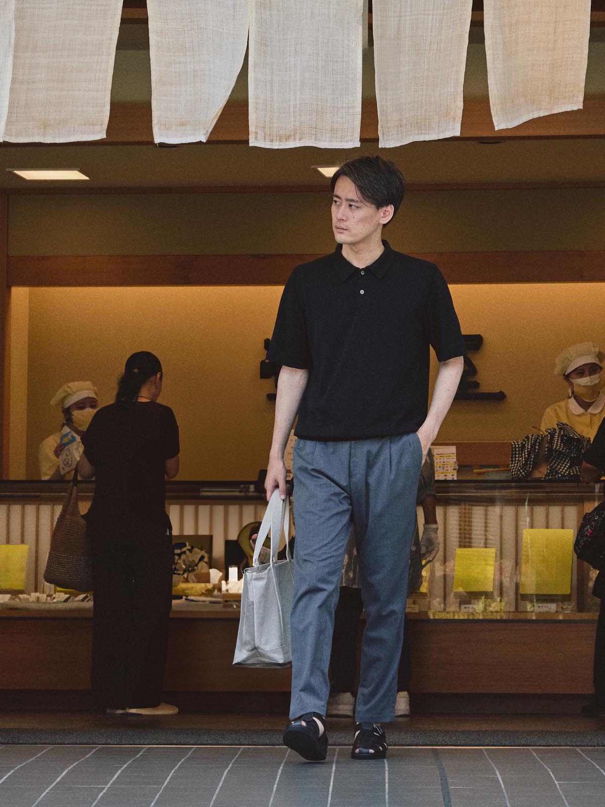 モデル 181cm 71kg サイズ L