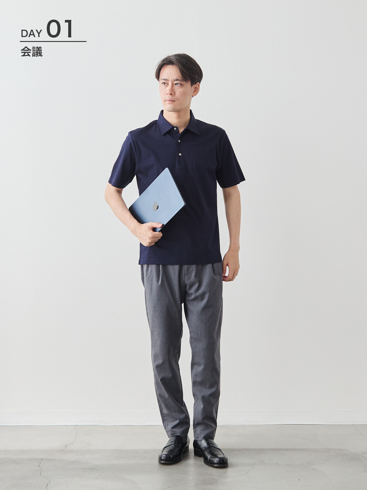 モデル 181cm 71kg サイズ L