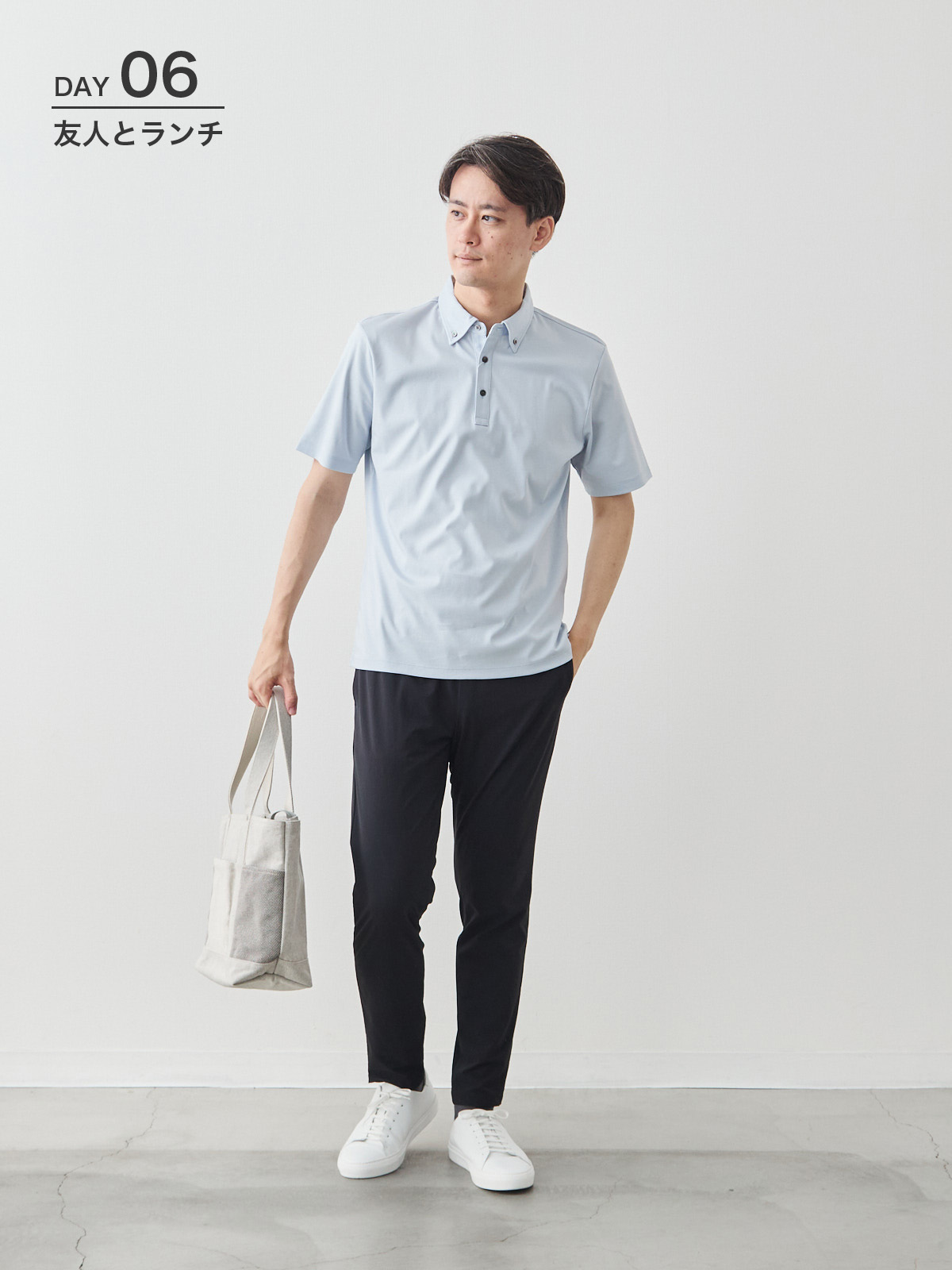 モデル 181cm 71kg サイズ L