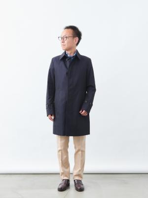 モデル 167cm 62kg サイズ S ※別カラー着用(ネイビー)