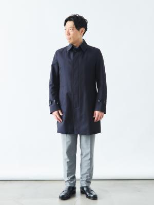 モデル 171cm 70kg サイズ M ※別カラー着用(ネイビー)