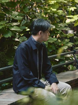 モデル 181cm 71kg カラー:ネイビー