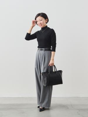 モデル 150cm サイズ 36 ※別カラー(ブラック)着用