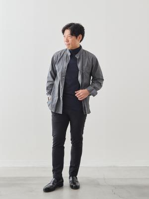 モデル 171cm 70kg サイズ M ※別カラー着用(ブラック)