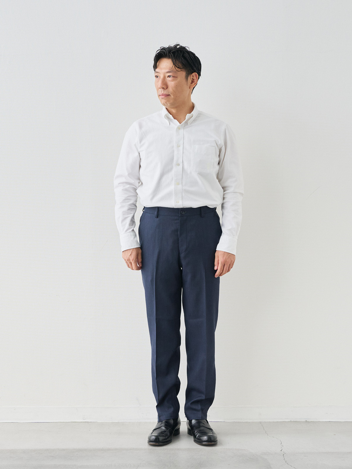 モデル 171cm 70kg ウエスト85cm サイズ L