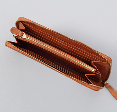 オリーブレザー財布 | Factelier (ファクトリエ)