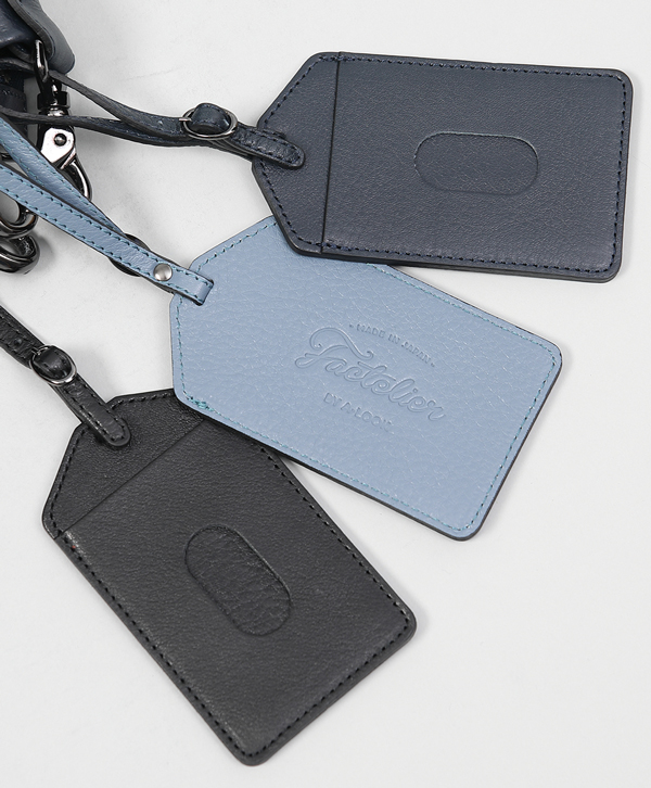 オリーブレザー2wayショルダーバッグ ネイビー Factelier ファクトリエ