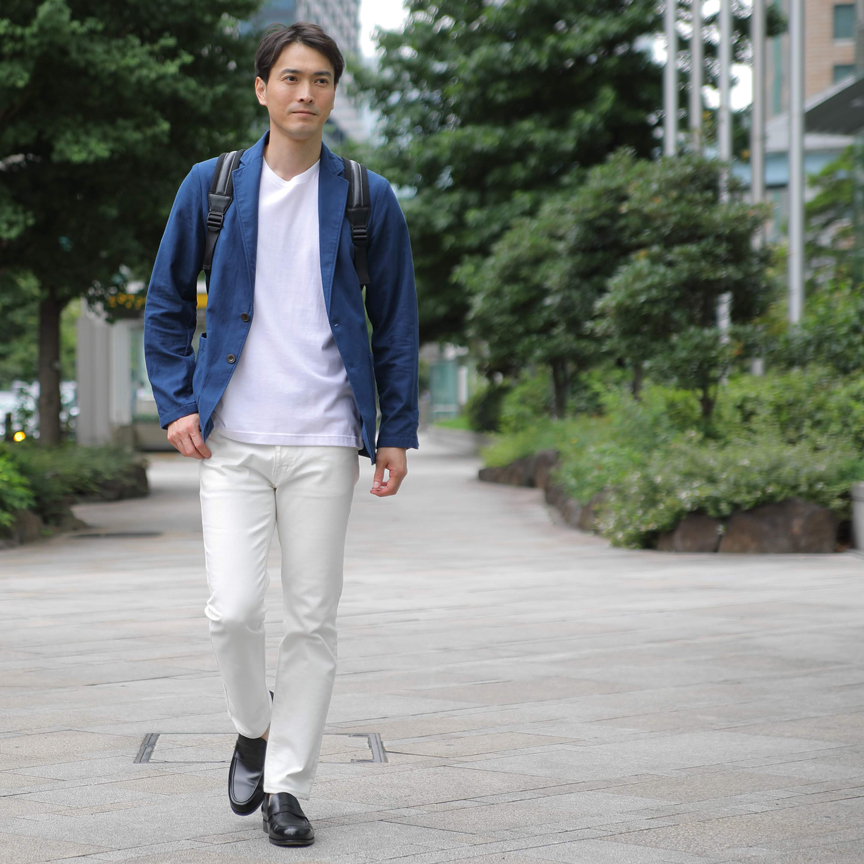 今治タオルのライトジャケット ネイビー Factelier ファクトリエ