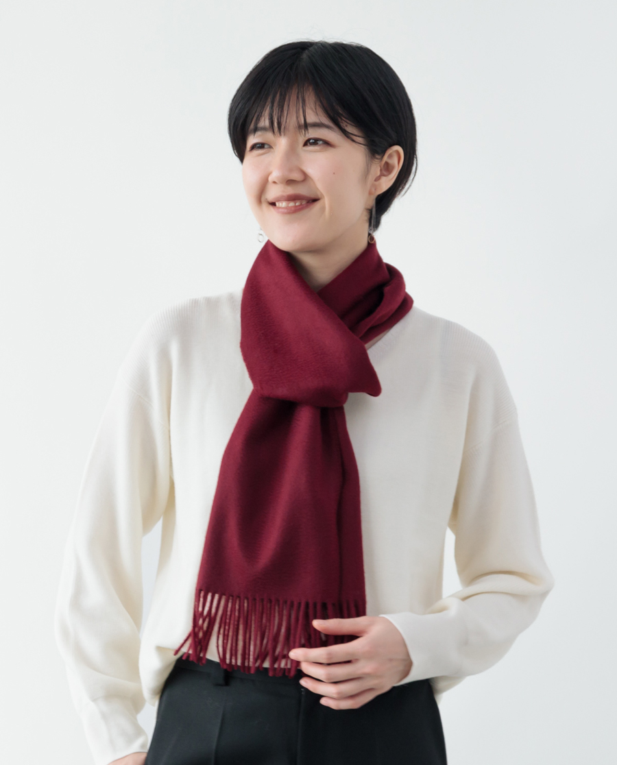 カシミヤ愛を感じる】希少カシミヤマフラー開封!～人気カラー