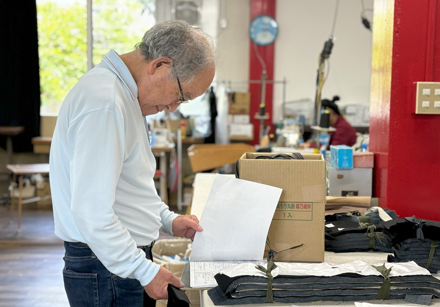 デニム特化の縫製技術