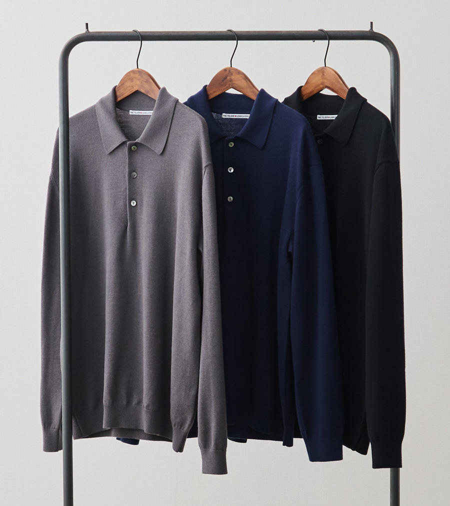 新商品】大人のための“スマートエレガンス”なウールニットポロ登場