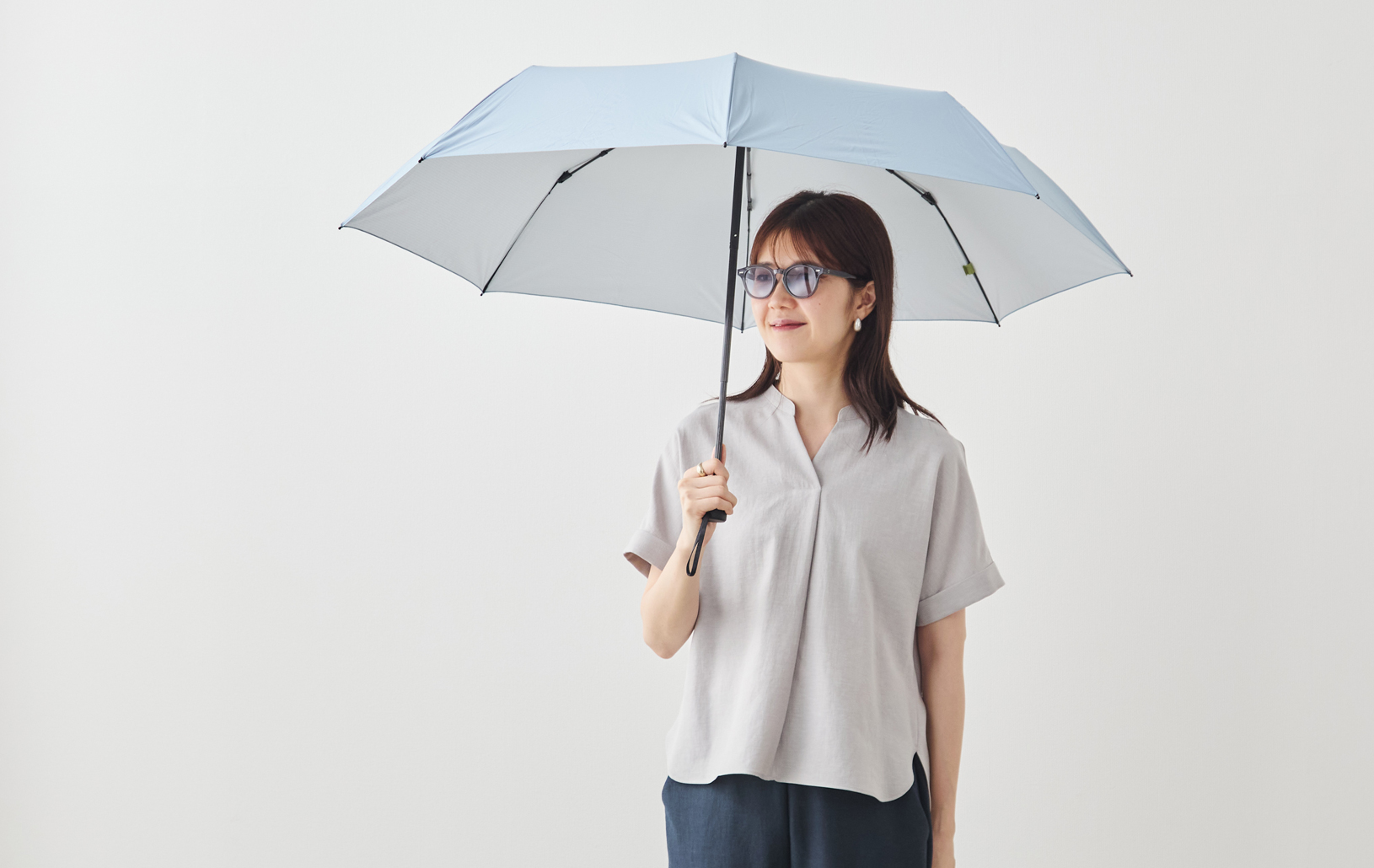 コウテイペンギン アンブレラ/晴雨兼用/ネイビー | Factelier