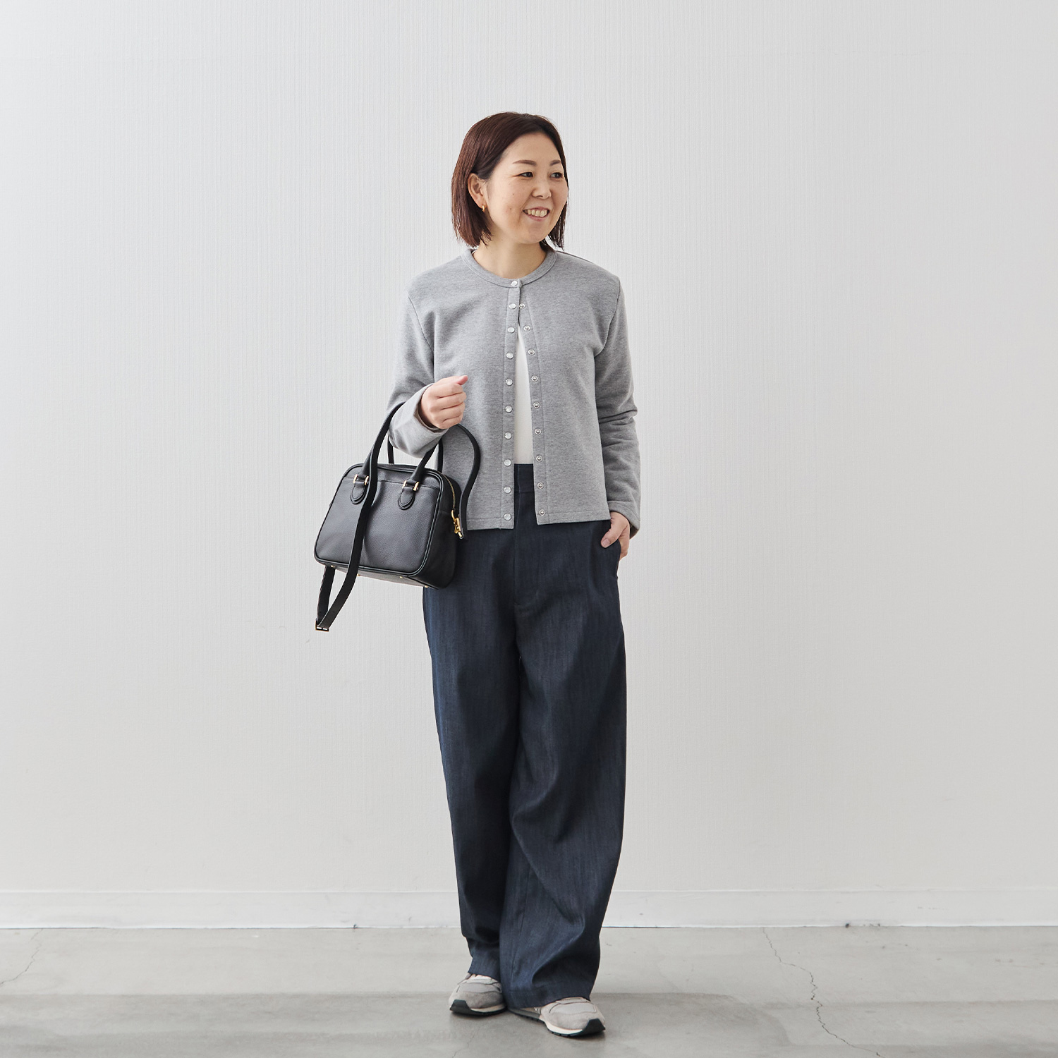 エアリーデニムスラックス/浜松デニム/インディゴ | Factelier