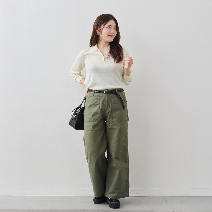 クラフトマン・レザーメッシュベルト/ブラック | Factelier (ファクトリエ)