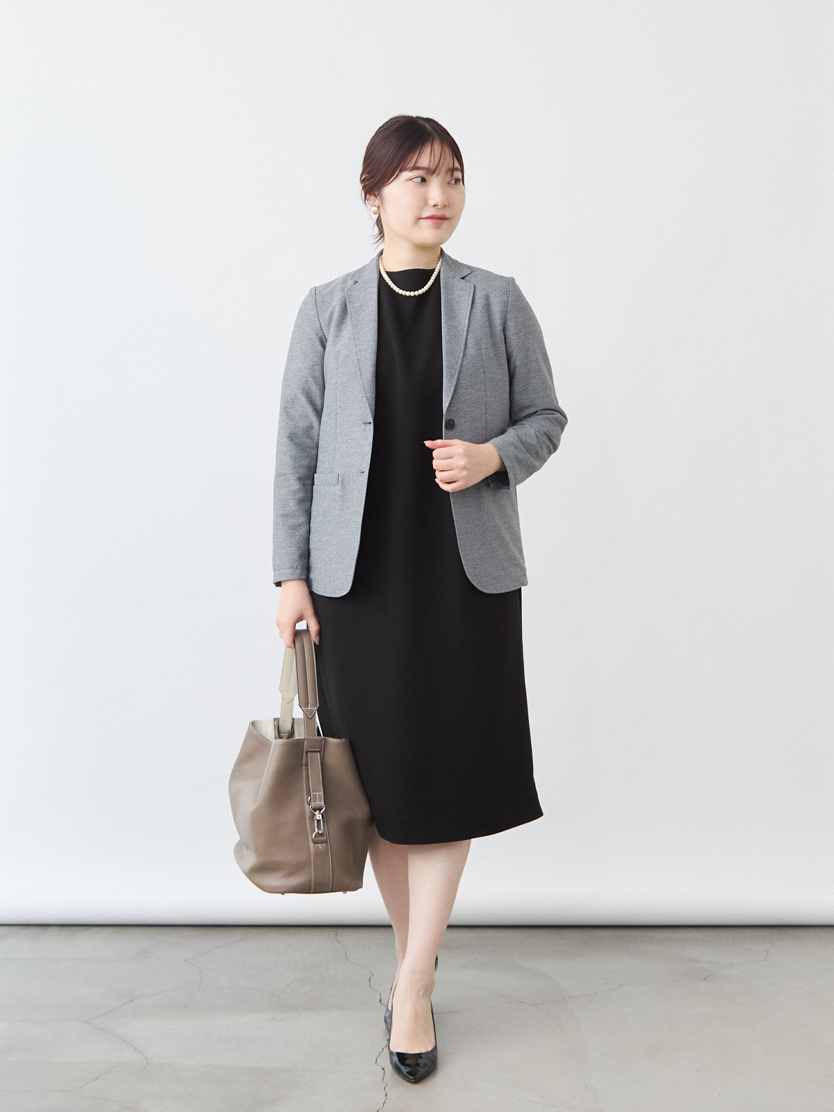 エターナルブラックドレス/ブラック モデル 164cm サイズ フリー