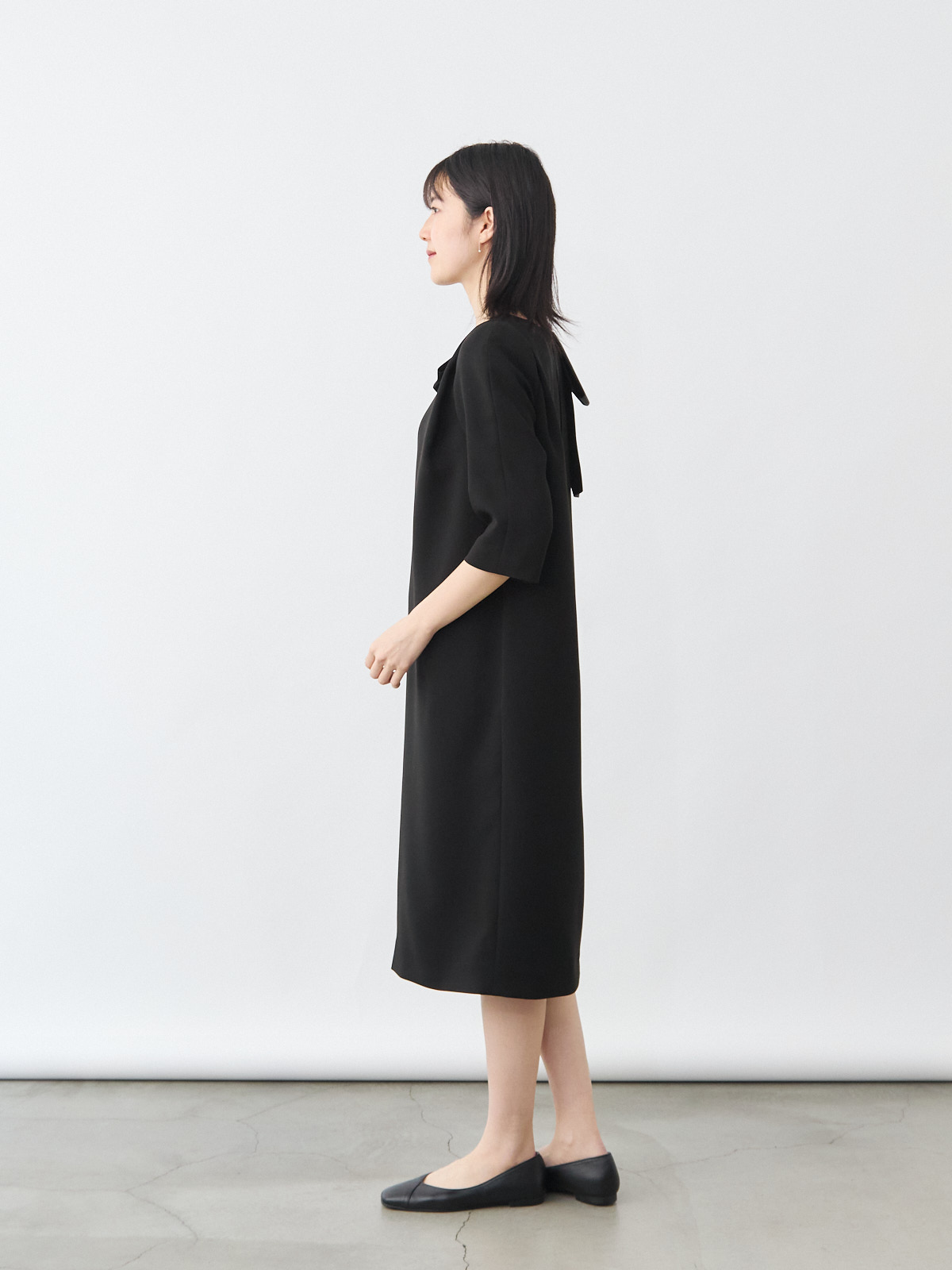エターナルブラックドレス/ブラック モデル 171cm サイズ フリー