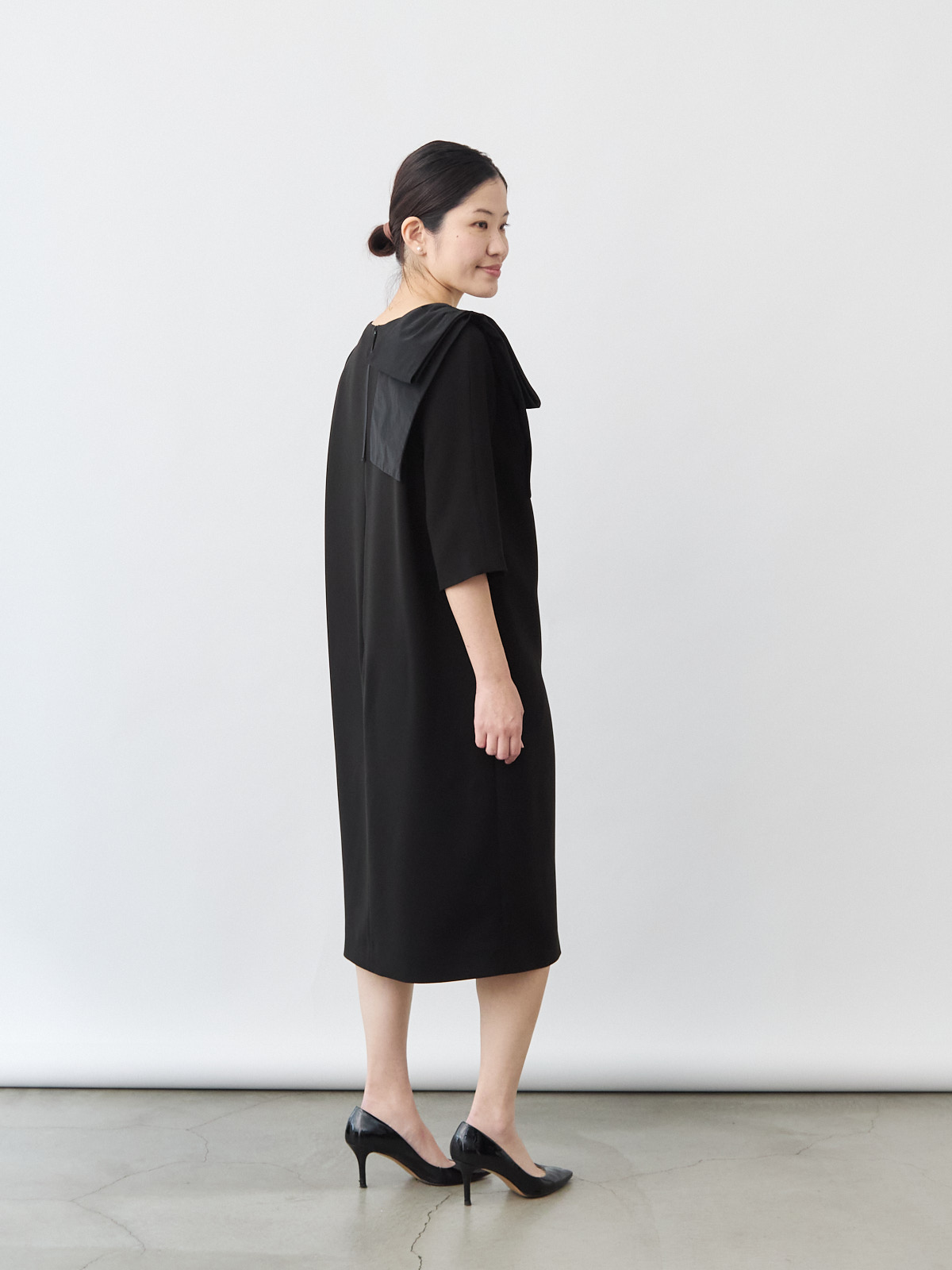エターナルブラックドレス/ブラック モデル 165cm サイズ フリー