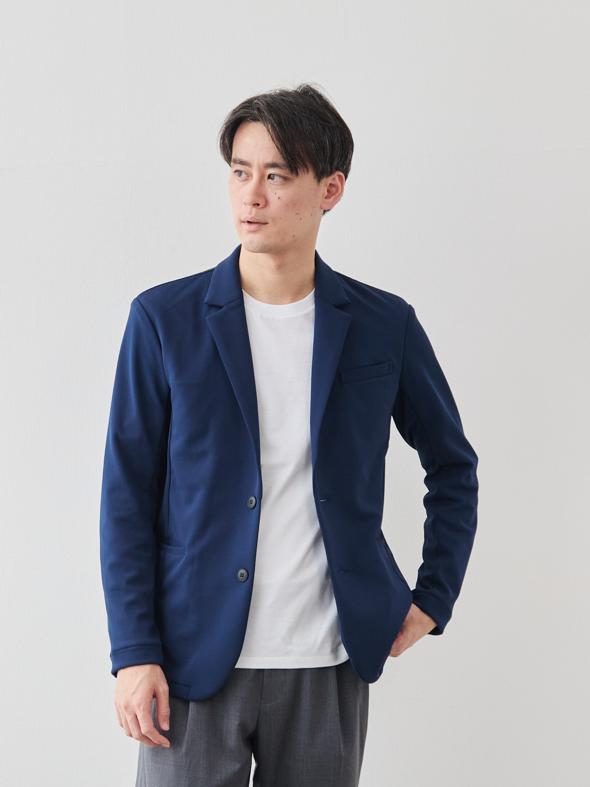 エアージャケット/ネイビーブルー