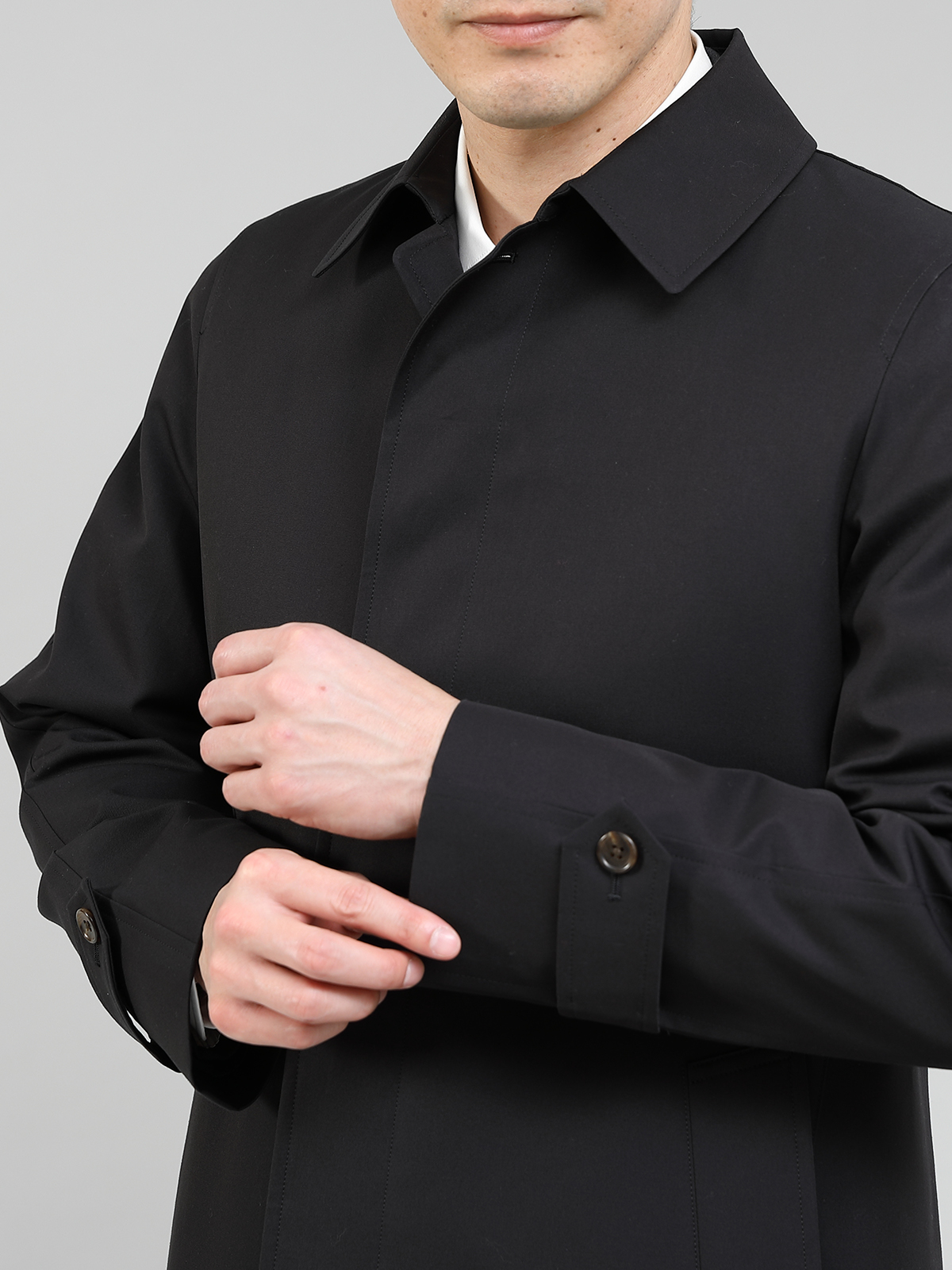 クラフトマンステンカラー メンズ ネイビー Factelier ファクトリエ