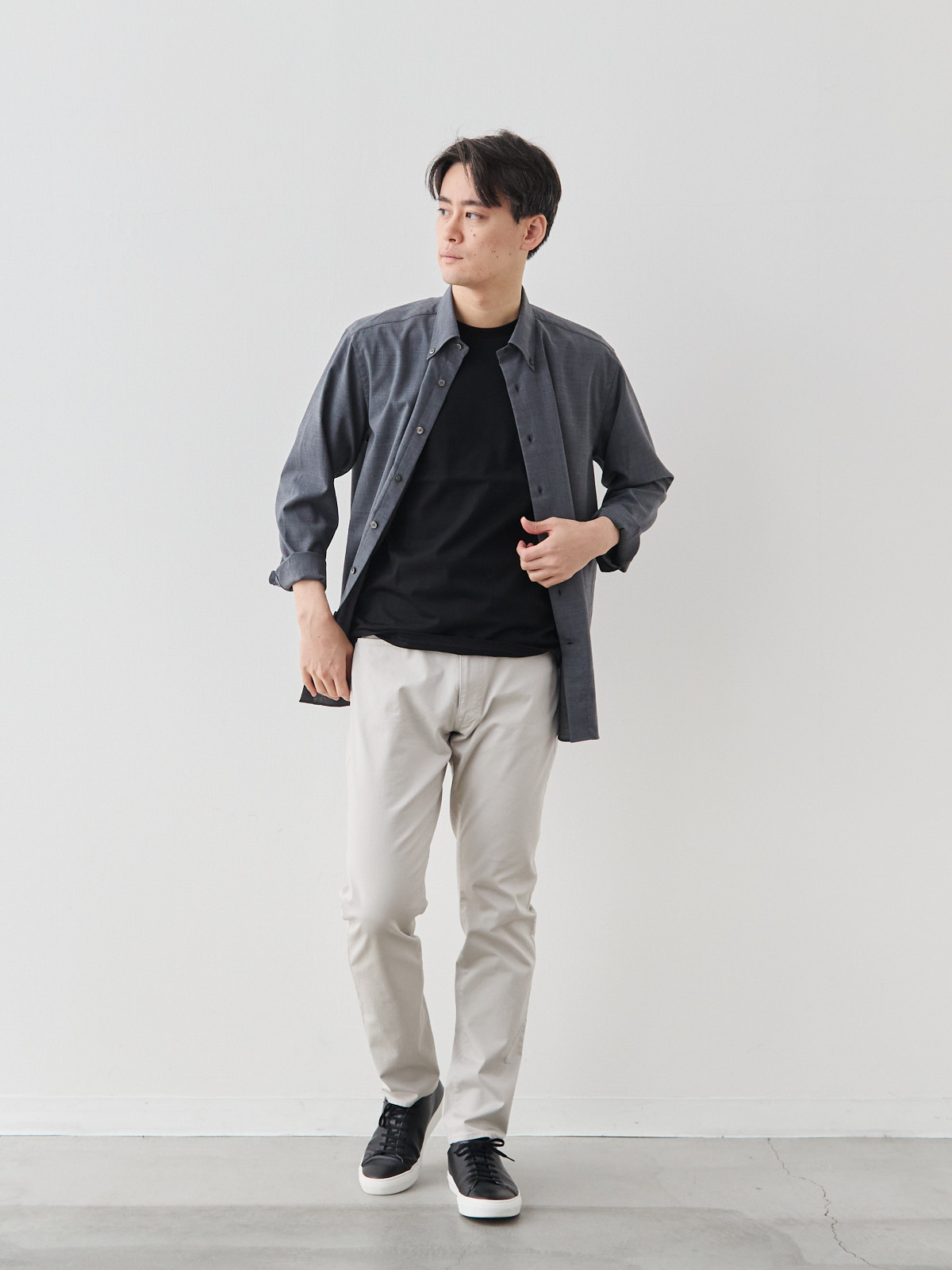 モデル 181cm 71kg サイズ L