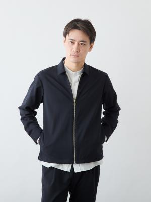 USA製 ワークジャケット サンフェード スウィングトップ 短丈 ネイビーグレー Light Merino スイングトップ/ウォッシャブル/ネイビー