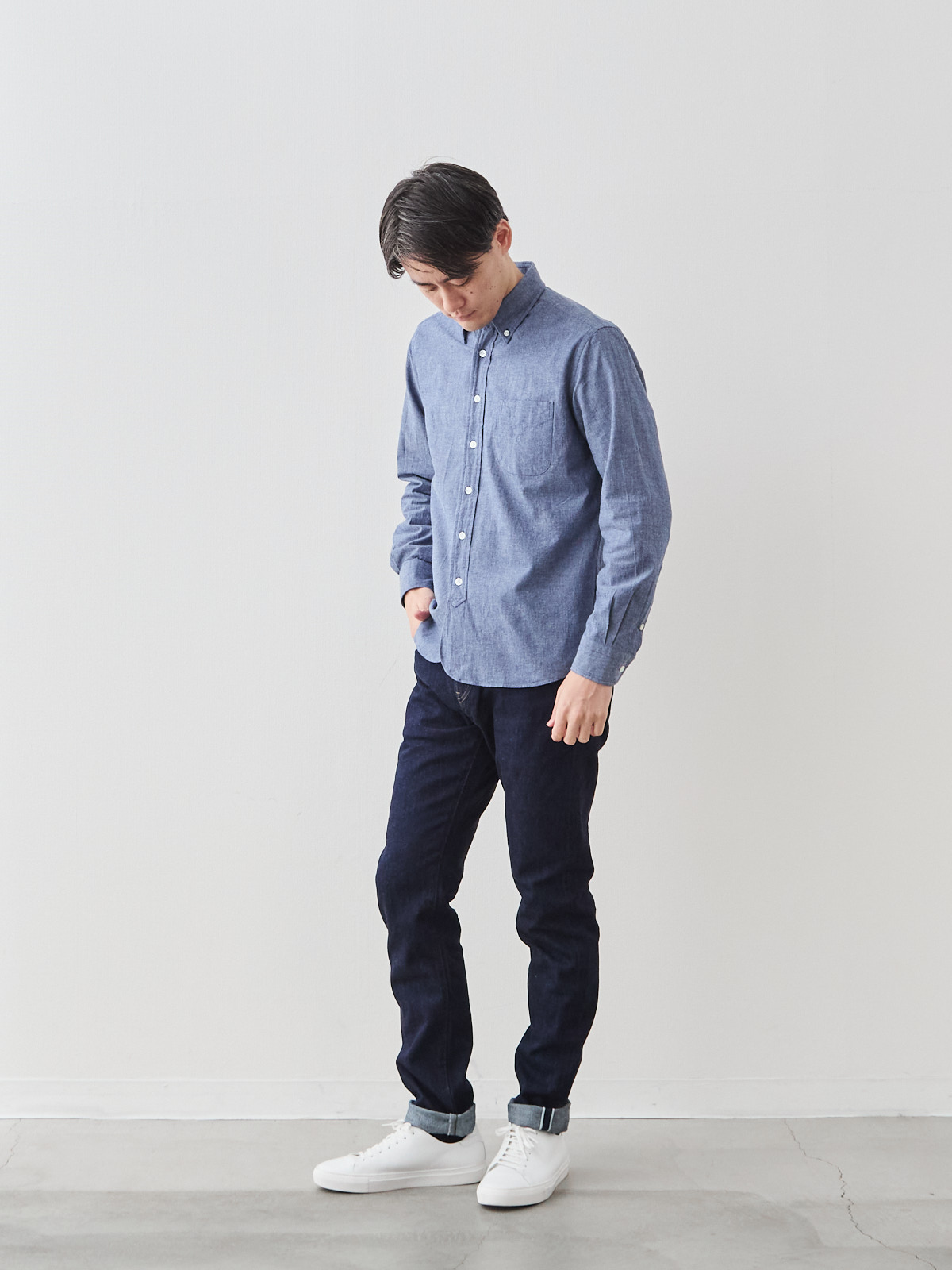 モデル 181cm 71kg サイズ L