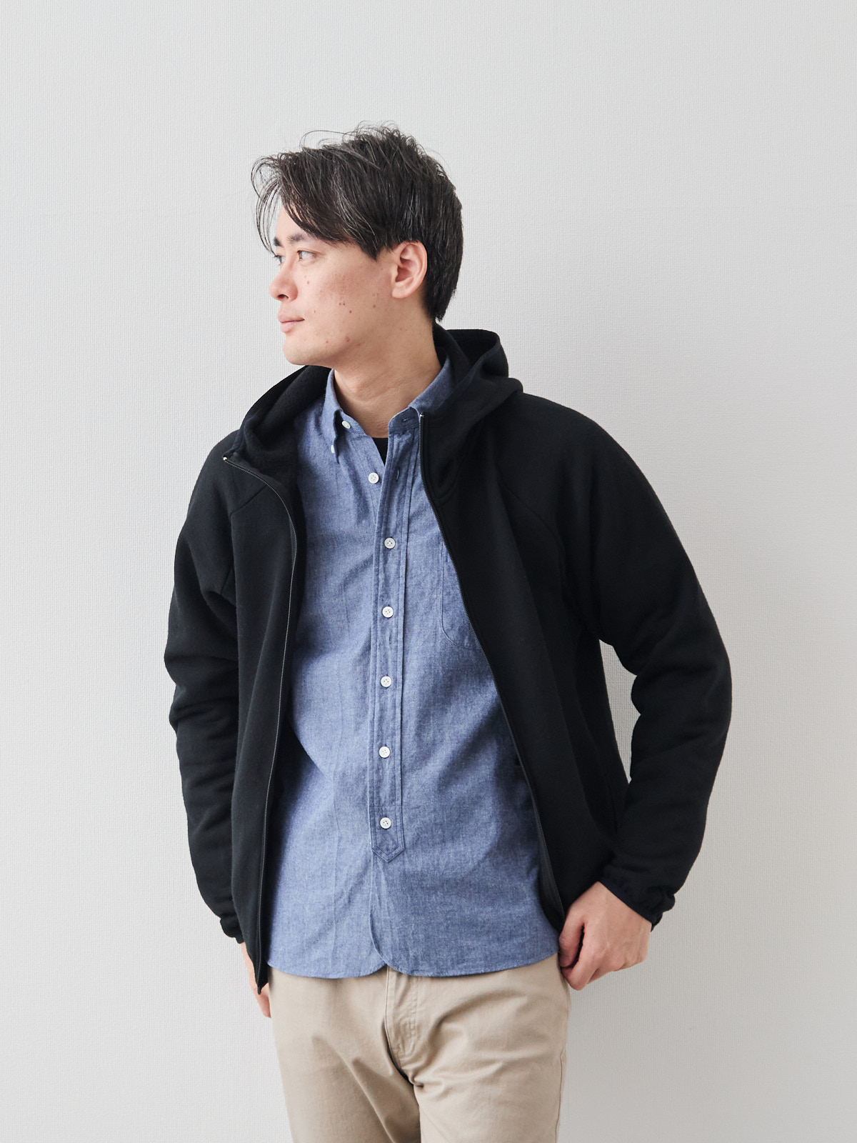 モデル 181cm 71kg サイズ L