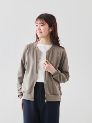 エアーノーカラーブルゾン/2wayシルエット