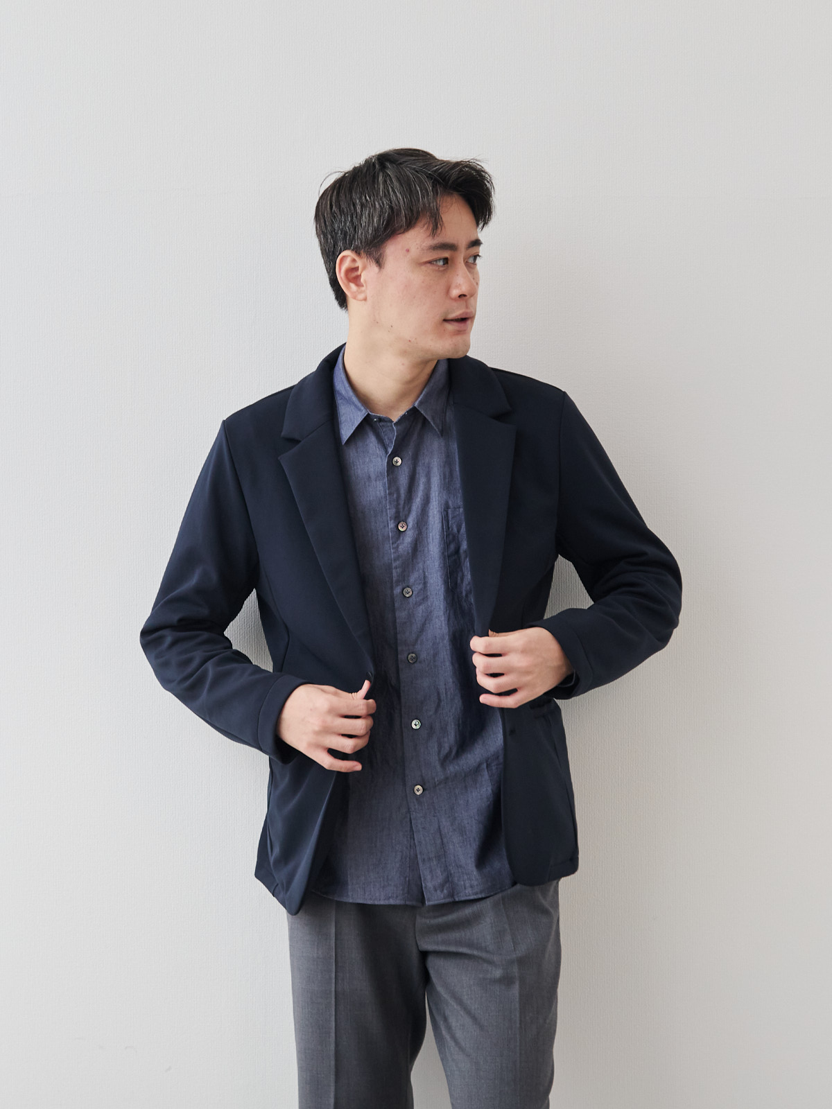 モデル 181cm 71kg サイズ L