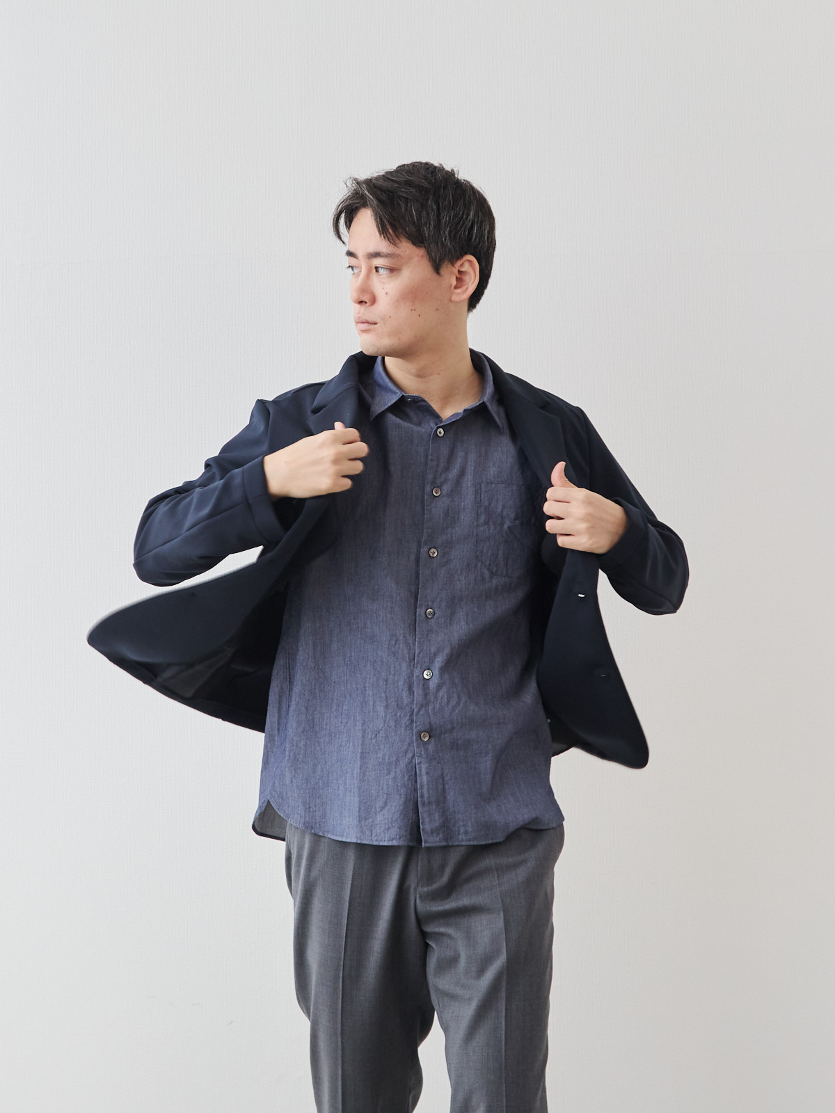 モデル 181cm 71kg サイズ L