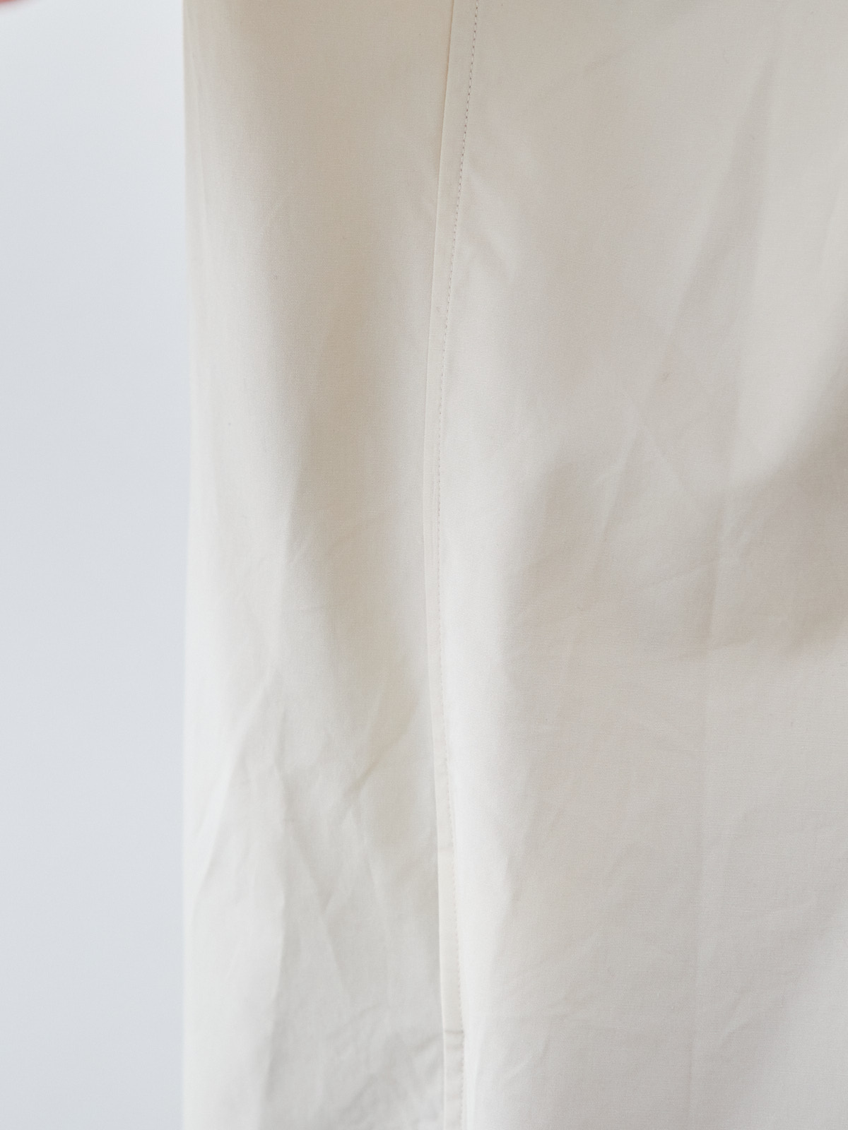 洗いざらしを楽しむ超極細コットンシャツ/ベージュ