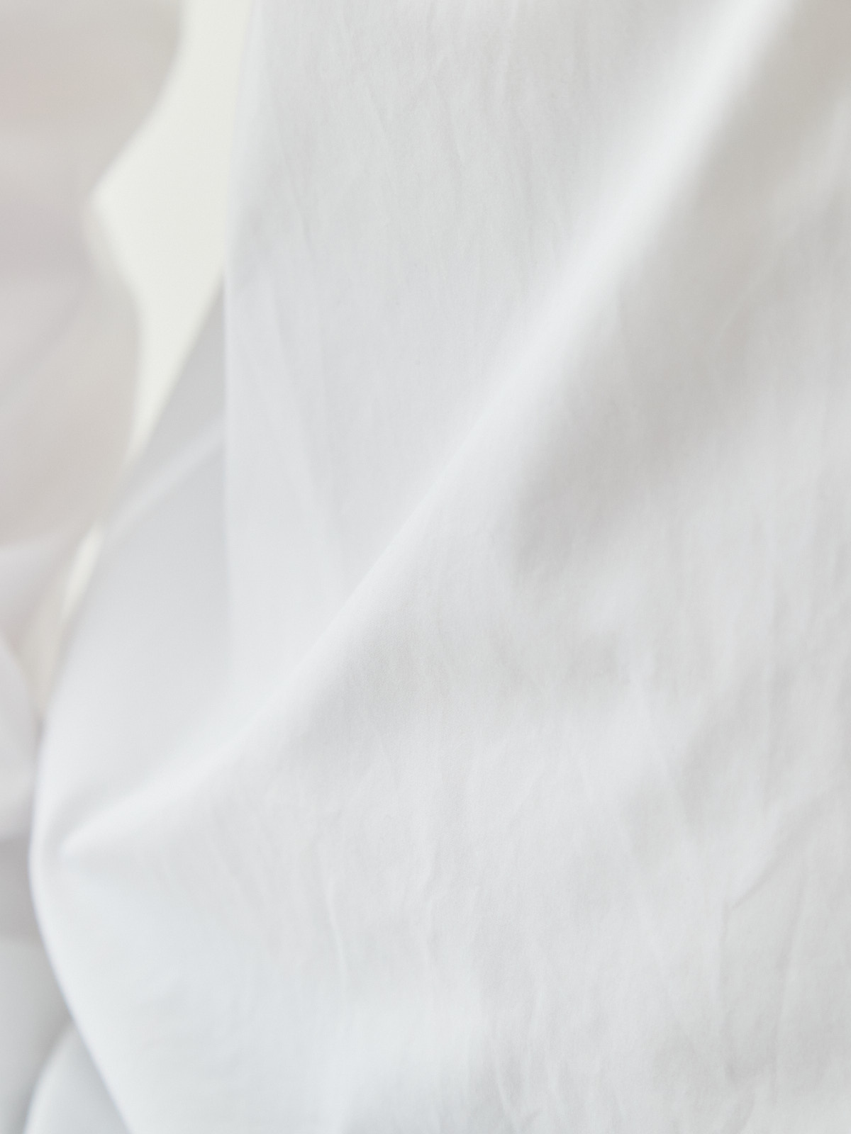 洗いざらしを楽しむ超極細コットンシャツ/ホワイト