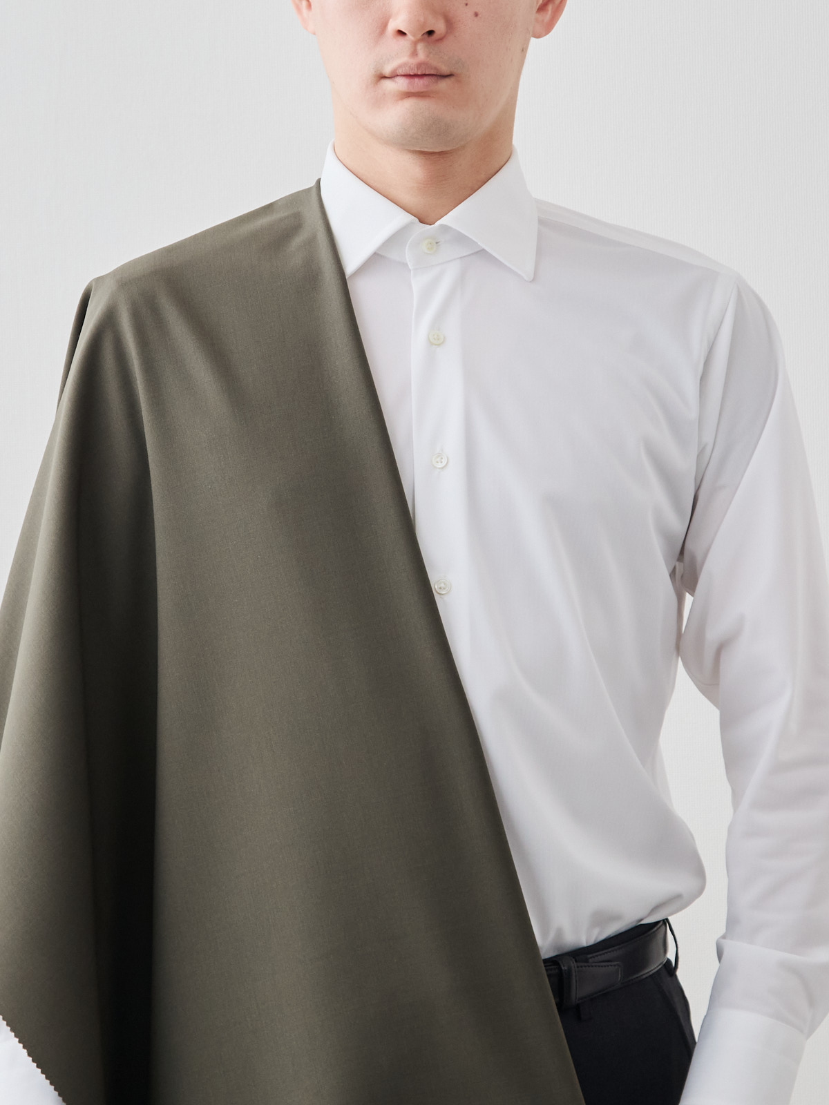 [通年/ラグジュアリー&ハイテク] イタリア TOLLEGNO“3D Wool”スーツ/カーキ【16TN-1772】