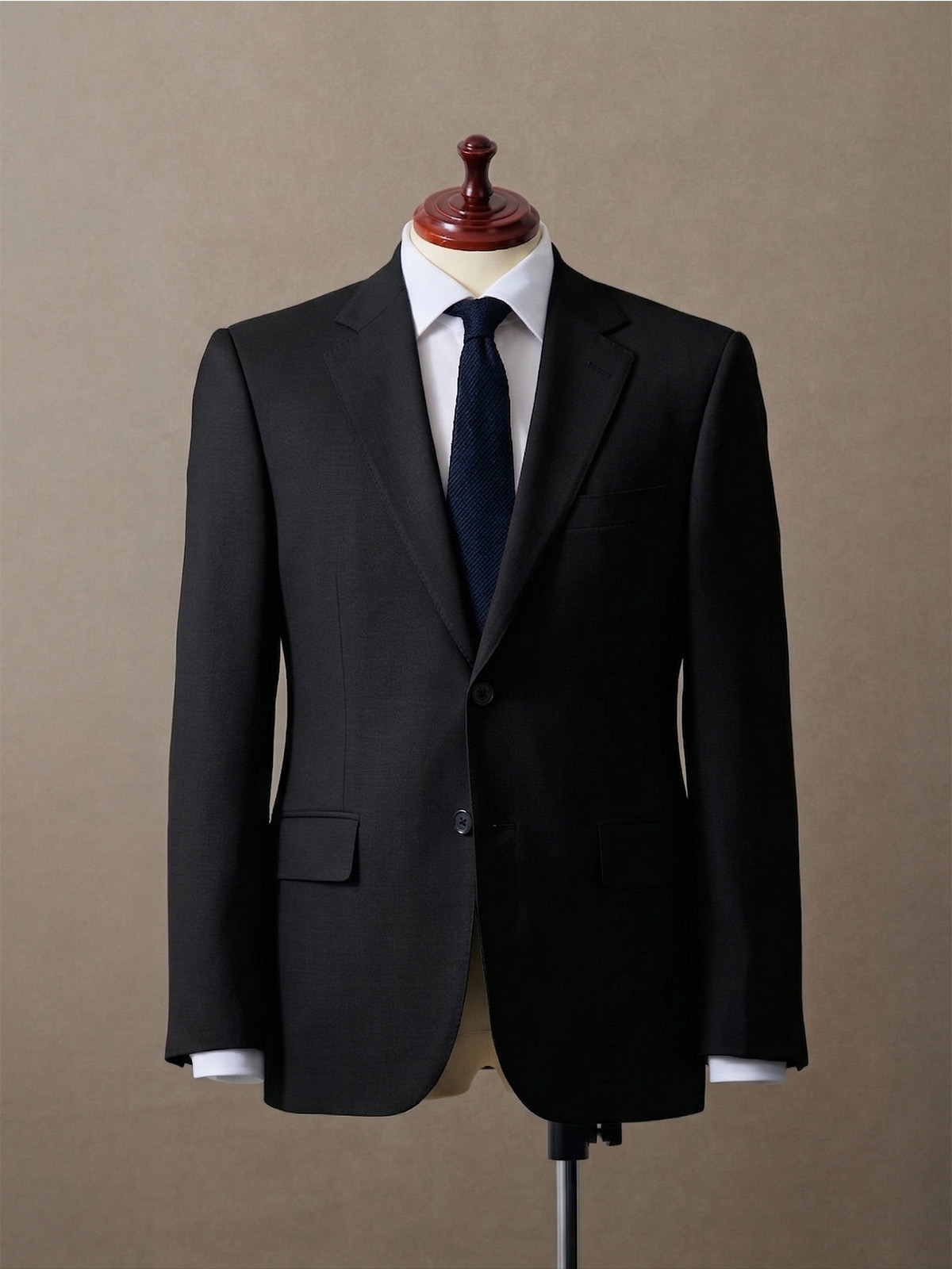 [通年/ラグジュアリー&ハイテク] イタリア TOLLEGNO“3D Wool”スーツ/ブラック【16TN-1760】 お仕立てのイメージ(実際の仕上がりとは異なる場合があります)