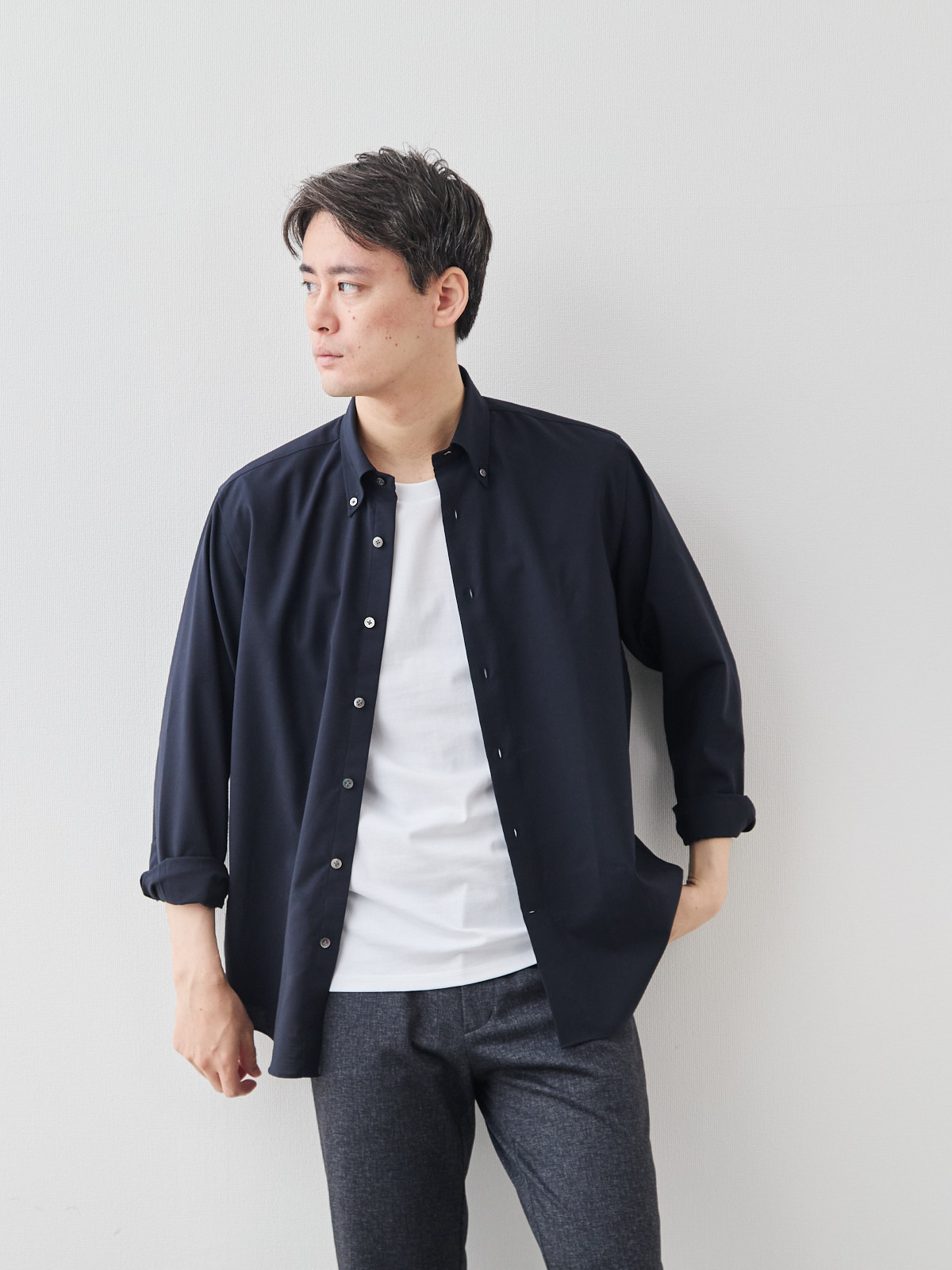 モデル 181cm 71kg サイズ L