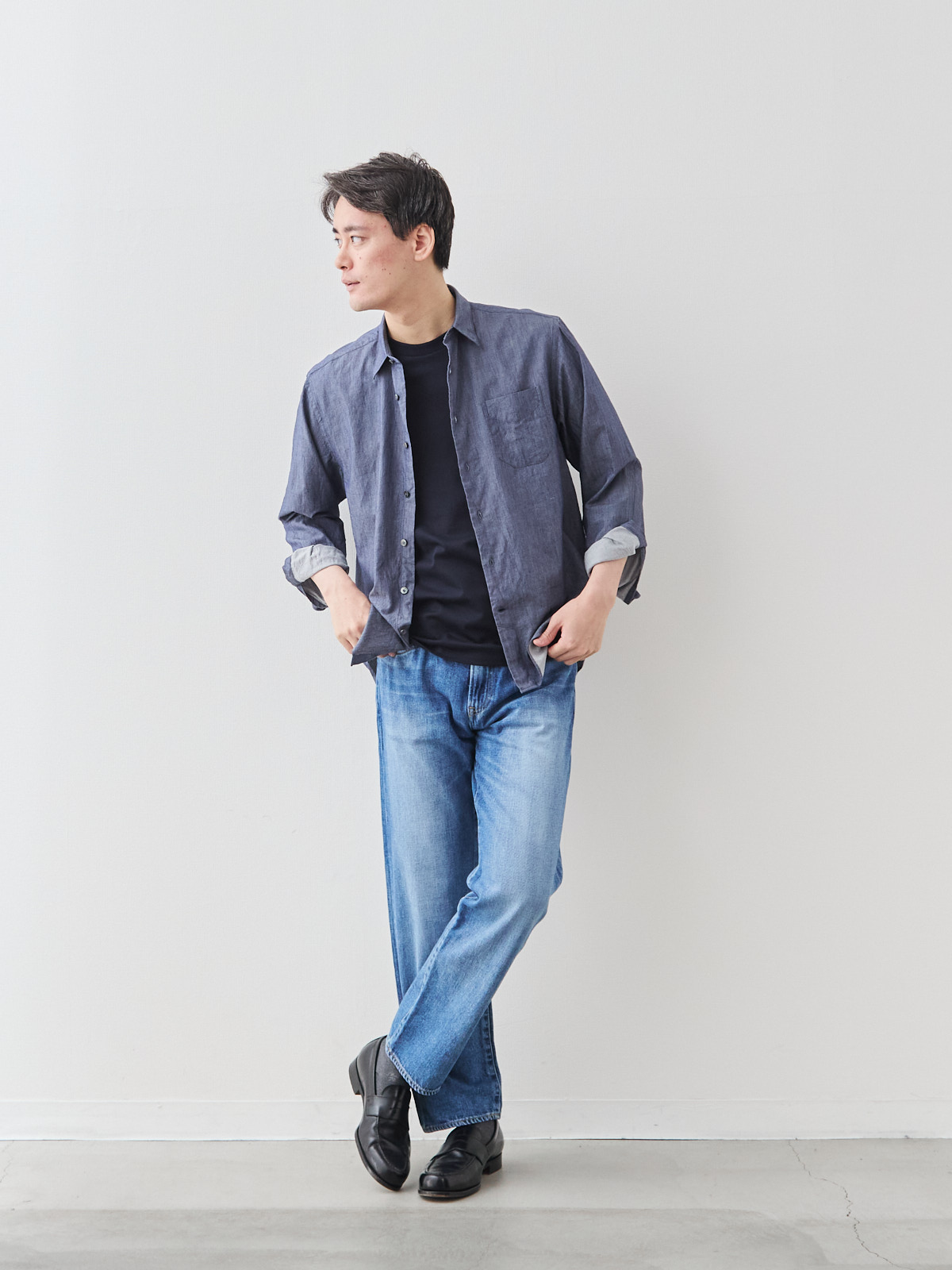 モデル 181cm 71kg サイズ L